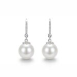 Classic Pearl Drop Earrings in S925 Sterling Silver
