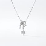 Silver Star Charm Pendant Necklace