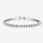 Minimal Sterling Silver Tennis Bracelet